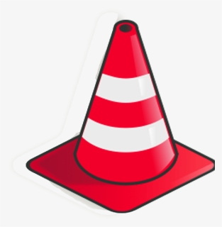 Clip Art Traffic Cone - Red Traffic Cone Clipart, HD Png Download, Transparent PNG