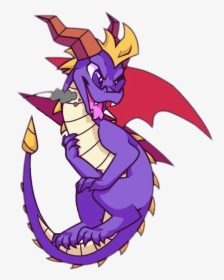 #spyro #dragon #purple #cartoon #flying - Spyro The Dragon Clipart, HD Png Download, Transparent PNG