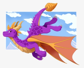 Transparent Spyro The Dragon Png - Illustration, Png Download, Transparent PNG