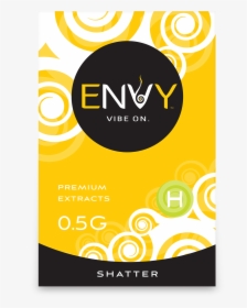 Envy Concentrates Solvent Vcdc Shatter - Envy Vape Crazy Oil Pen Cartridge, HD Png Download, Transparent PNG
