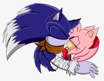 Sonic The Werehog And Amy Rose Kissing Sonic Boom - Sonic Boom Sonic The Werehog, HD Png Download, Transparent PNG