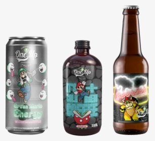 Luigi Beverage Can Mockup - Beer Bottle, HD Png Download, Transparent PNG
