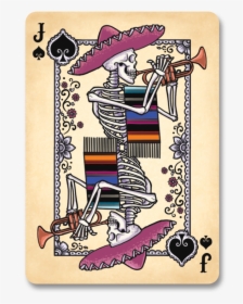 Dia De Los Muertos Cards Spades, HD Png Download, Transparent PNG