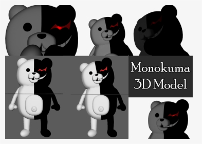 Monokuma 3d, HD Png Download, Transparent PNG