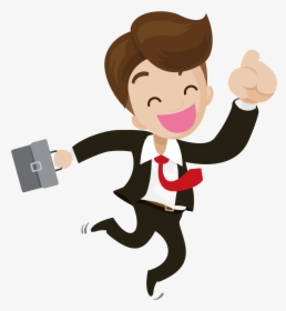 Businessperson Illustration Happy People - Happy Business People Clipart, HD Png Download, Transparent PNG