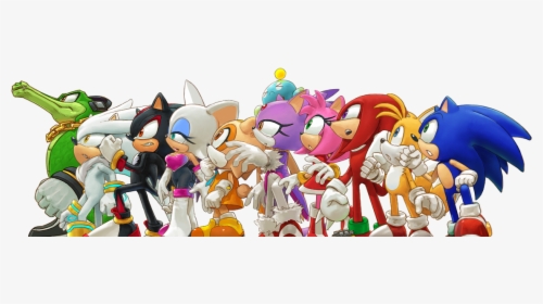 Mario & Sonic At The Olympic Games Sonic Jump Sonic - Sonic Tails Knuckles Amy Shadow, HD Png Download, Transparent PNG