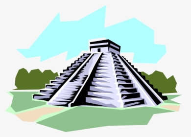 Temple Clipart Png - Mayan Pyramid Clipart Png, Transparent Png, Transparent PNG