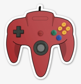 N64 Controller Sticker - Stickers N64, HD Png Download, Transparent PNG