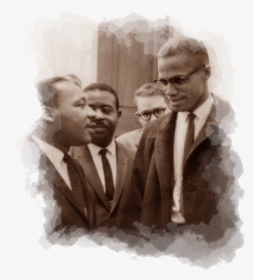 Transparent Malcolm X Png - Malcolm X And Mlk, Png Download, Transparent PNG