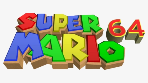 Super Mario 64 N64 Logo - Super Mario 64 Logo, HD Png Download, Transparent PNG