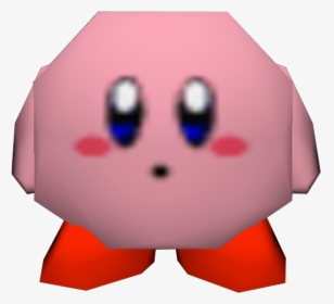 Transparent Kirby Sprite Png - Kirby Smash 64 Model, Png Download, Transparent PNG