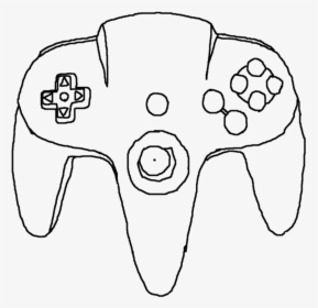 Drawn Controller N64 - Drawn Controller, HD Png Download, Transparent PNG