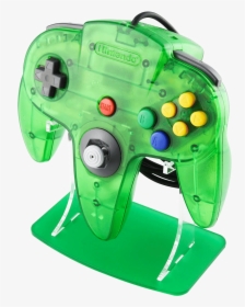 Jungle Green N64 Funtastic Controller - Nintendo 64 Watermelon Red, HD Png Download, Transparent PNG