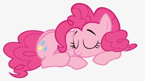 Pinkie Pie Sleeping - My Little Pony Pinkie Sleeping, HD Png Download, Transparent PNG