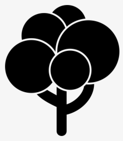 Transparent Tree Symbol Png - Black Tree Icon, Png Download, Transparent PNG