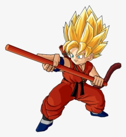 Super Saiyan Kid Goku - Download Gambar Dragon Ball Goku, HD Png Download, Transparent PNG