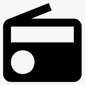 Iconos Radio Png - White Square Music Icon, Transparent Png, Transparent PNG