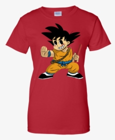 Kid Goku Saiyan T Shirt & Hoodie - T-shirt, HD Png Download, Transparent PNG