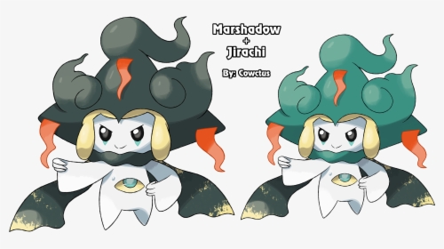 Cow Clipart Shadow - Jirachi Marshadow, HD Png Download, Transparent PNG