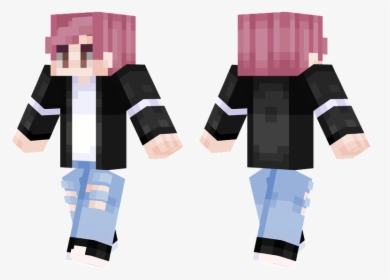 Minecraft Boy Skin Hair, HD Png Download, Transparent PNG