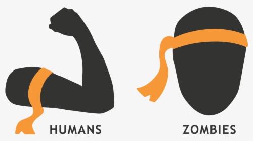 Zombies Wear The Orange Bandanna Around Their Head,, HD Png Download, Transparent PNG