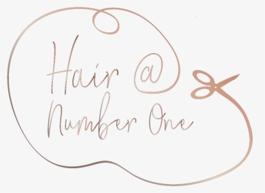 Hair @ Number One Hairdresser Islip Logo - Handwriting, HD Png Download, Transparent PNG