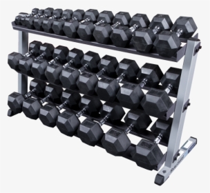 Body Solid Hex Dumbbell Rack, HD Png Download, Transparent PNG