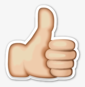 Thumbs Up Transparent - Like Emoji Png, Png Download, Transparent PNG