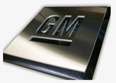 Brush And Polished Stainless Steel Gm Logo - Graphics, HD Png Download, Transparent PNG