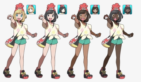 Pokemon Gen 7 Trainers, HD Png Download, Transparent PNG