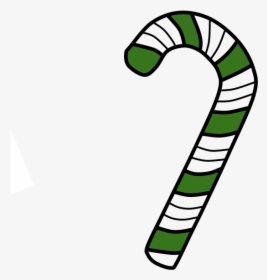 Candy Cane, Stripes, Green, White - Candy Red And White Png, Transparent Png, Transparent PNG