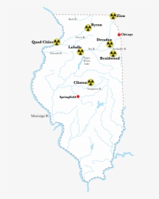 The Dresden And Braidwood Reactors Are Two That The - Nuclear Power Plants In Illinois, HD Png Download, Transparent PNG