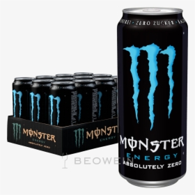 Transparent Mountain Dew Can Png - Monster Energy Absolutely Zero, Png Download, Transparent PNG