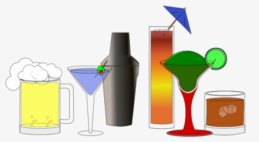 Happy Hour Drink Animations - Alcohol Drinks Clipart, HD Png Download, Transparent PNG