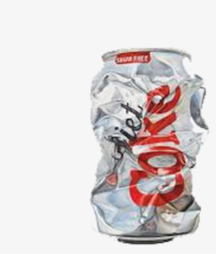 Crushed Coke Can Png, Transparent Png, Transparent PNG