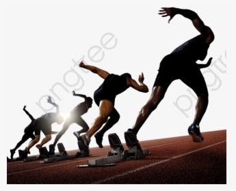 Race Track Clipart Athlete - Track And Field Background, HD Png Download, Transparent PNG