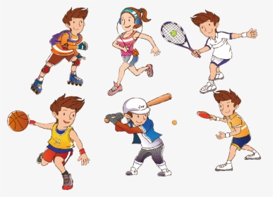 Transparent Sports Clipart Png - Baseball Player Cartoon Png, Png Download, Transparent PNG