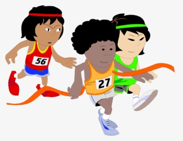 Kids Clipart Athlete - Children Running Clipart, HD Png Download, Transparent PNG
