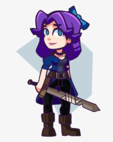 Transparent Clipart Valley - Stardew Valley Abigail Sword, HD Png Download, Transparent PNG