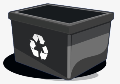 Recycle Bin Svg Clip Arts - Black Recycle Bin Clipart, HD Png Download, Transparent PNG