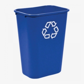 Blue Recycling Bin, HD Png Download, Transparent PNG