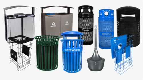 Outdoor Waste Receptacles And Recycling Bins - Outdoor Trash And Recycling, HD Png Download, Transparent PNG