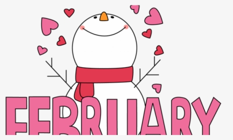 Snowman Clipart February - February Clipart Free, HD Png Download, Transparent PNG