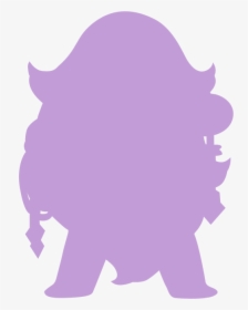 Amethyst, Purple, And Silhouette Image - Steven Universe Amethyst Silhouette, HD Png Download, Transparent PNG