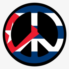 Cuba Flag Peace Symbol Fav Wall Paper Background 555px - Paper, HD Png Download, Transparent PNG