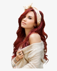 Demi Lovato Download Transparent Png Image - Bandana Hairstyle Long Hair, Png Download, Transparent PNG