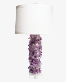 Times Two Design Amethyst Crystal Table Lamp Base Lr102 - Amethyst Bedside Lamps, HD Png Download, Transparent PNG