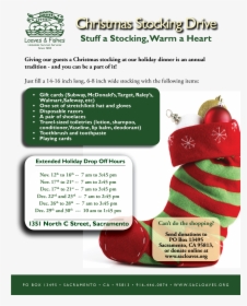 Holiday Stocking Drive - Christmas Stockings For The Homeless, HD Png Download, Transparent PNG