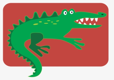 Fun Alligator Vector Clip Art - American Crocodile, HD Png Download, Transparent PNG