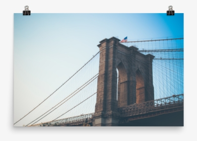 Brooklyn Bridge Poster - York New, HD Png Download, Transparent PNG